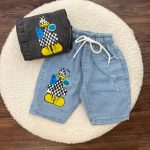 کد ۱۳۲۵ شلوارک جین طرح اردک