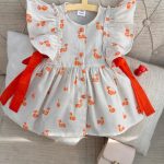 کد ۱۳۶۹ پیراهن طرح اردک نارنجی