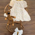 کد ۱۳۷۲ پیراهن موسلین طرح کاملیا