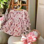 کد ۱۴۰۲ پیراهن گل صورتی