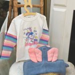 کد ۱۴۲۹ ست وارداتی طرح دوتیکه شلوار لنتی بالدار