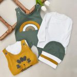 کد ۱۴۶۱ ست شلوار لنتی +بلوز (طرح رنگین کمان)