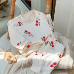 کد ۱۴۳۴ ست بلوز شلوار آلبالو