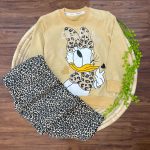 کد ۱۵۱۹ بلوز شلوار طرح اردک daisy