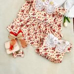 کد ۱۵۲۹ پیراهن طرح پاییز برگ ریز