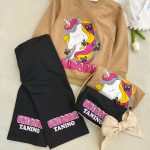 کد ۱۵۳۰ ست بلوز شلوار یونیکورن ایوان