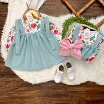 کد ۱۵۵۱ پیراهن طرح لیلیوم