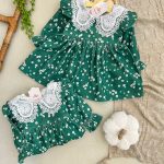 کد ۱۵۶۸ کبریتی طرح دار سبز روشن