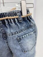کد 3854 شلوارک جین جیب ریش ریش طرح باربارا - Image 2