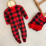 کد ۱۶۲۶ بادی وارداتی چهارخونه موهر قرمز