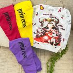 کد ۱۶۵۸ بلوز شلوار طرح  Queen of hearts