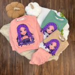 کد ۱۶۷۱ دختر مو بنفش