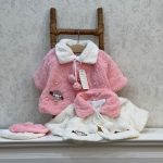 کد ۱۷۰۰ کلاه + کت خز وارداتی با طرح دختر