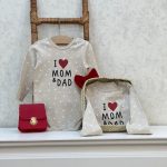 کد ۱۷۰۳ بادی وارداتی I ❤️ MOM AND DAD