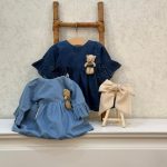 کد ۱۷۱۹ پیراهن طرح لی کاغذی خرس دار