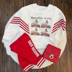 کد ۱۴۴۲ ست بلوز شلوار وارداتی طرح  Baozhe kids