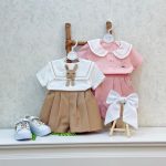 کد ۱۷۲۶ ست بلوز دامن شلوارکی وارداتی Rabbit