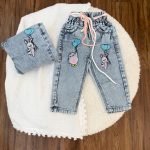 کد ۱۷۳۷ شلوار جین جوجه بادکنکی