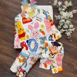 کد ۱۸۳۰ بلوز شلوار طرح مهوین