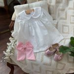 کد 1842 پیراهن سوزندوزی طرح گل یخ