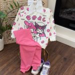 کد ۱۸۸۲ بلوز شلوار کرومی قلبی