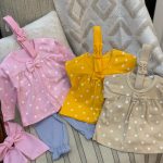 کد ۱۸۹۵ بلوز شلوارهای خالخالی