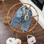 کد ۱۹۰۵ شلوار جین خرس گلدوزی شده