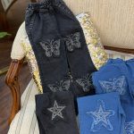 کد ۱۹۴۷ شلوار طرح جین نگینی