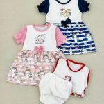 کد ۱۹۸۱ سارافون +شورت سفید طرح اسب تک شاخ