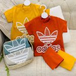 کد 1987 تیشرت شلوارک طرح آدیداس