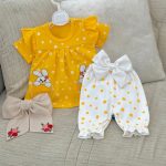 کد ۱۹۹۲ بلوز شلوارک طرح دوخرگوش