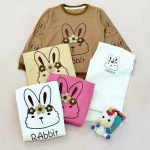 کد ۲۰۰۶ بلوز شلوار طرح خرگوش هلندی