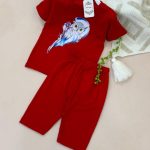 کد ۲۰۳۸ تیشرت شلوارک طرح جغد