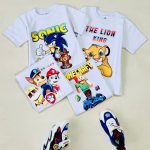 کد ۲۰۳۸ تیشرت تک طرح های کارتونی