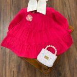 کد ۲۰۴۳ پیراهن طرح کراش سرخابی