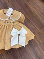 کد ۲۱۵۴ پیراهن لینن گلدوزی طرح رستا - Image 4