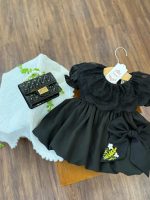 کد ۲۱۵۵ پیراهن مازاراتی مشکی یقه گیپور - Image 3