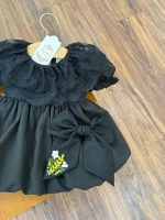 کد ۲۱۵۵ پیراهن مازاراتی مشکی یقه گیپور - Image 2