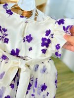 کد 2343 طرح کلارا بنفش - Image 2