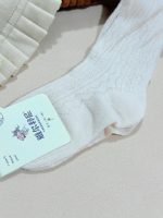 کد ۲۳۵۷ جوراب ساق بلند توری وارداتی طرح ملانیا - Image 4