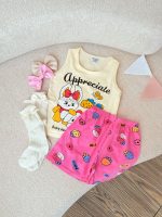 کد ۲۳۶۶ تاپ شلوارک وارداتی appreciate