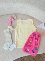 کد ۲۳۶۶ تاپ شلوارک وارداتی appreciate - Image 2