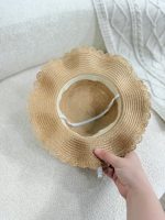 کد ۲۳۶۹ کلاه کنفی گلدار - Image 3