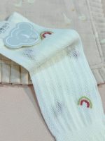 کد ۲۴۱۱ جوراب ساقدار وارداتی طرح چائو - Image 5