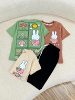 کد ۲۳۹۹ تیشرت شلوارک طرح MIFFY - Image 2