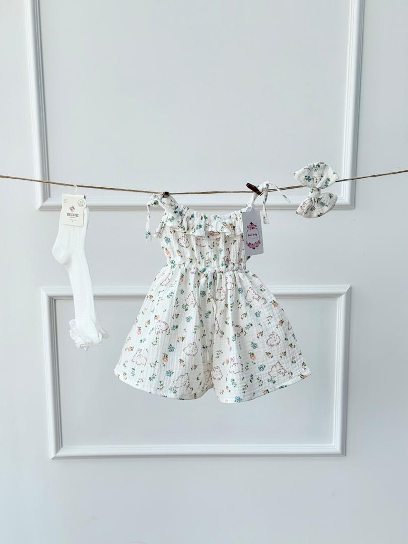 کد ۲۳۲۲ رامپر موسلین طرح بهناز