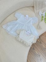کد ۲۳۲۳ پیراهن تولدی طرح پری سیما - Image 5