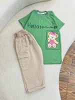 کد 2441 تیشرت شلوارک  Hellosummer - Image 6