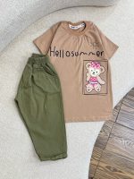 کد 2441 تیشرت شلوارک  Hellosummer - Image 3