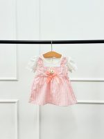 کد ۲۴۳۷ پیراهن وارداتی چهارخونه با خرگوش - Image 6